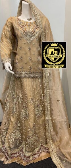 Skin embroidery dress with sequences and embroidery style