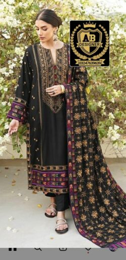 Black embroidery dress with embroidery style