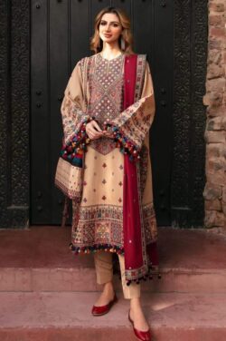 Skin embroidery dress with sequences and embroidery style