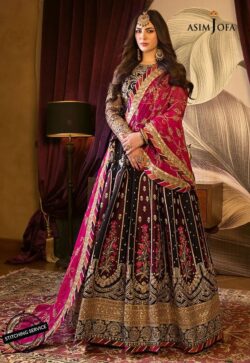 Black embroidery dress with sequences and embroidery style